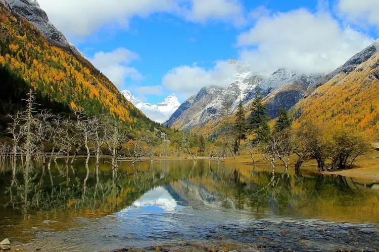 九寨秘语J2-成都-黄龙-九寨沟-四姑娘山双桥沟纯玩双飞5日游(小团）mxzl