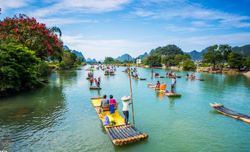 <b>桂林山水•漓江阳朔•象鼻山•遇龙河竹筏 四天三晚纯玩游【纯净漓江】</b>