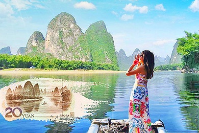 桂林山水•漓江阳朔•遇龙河竹筏•世外桃源 3天2晚游【漓遇