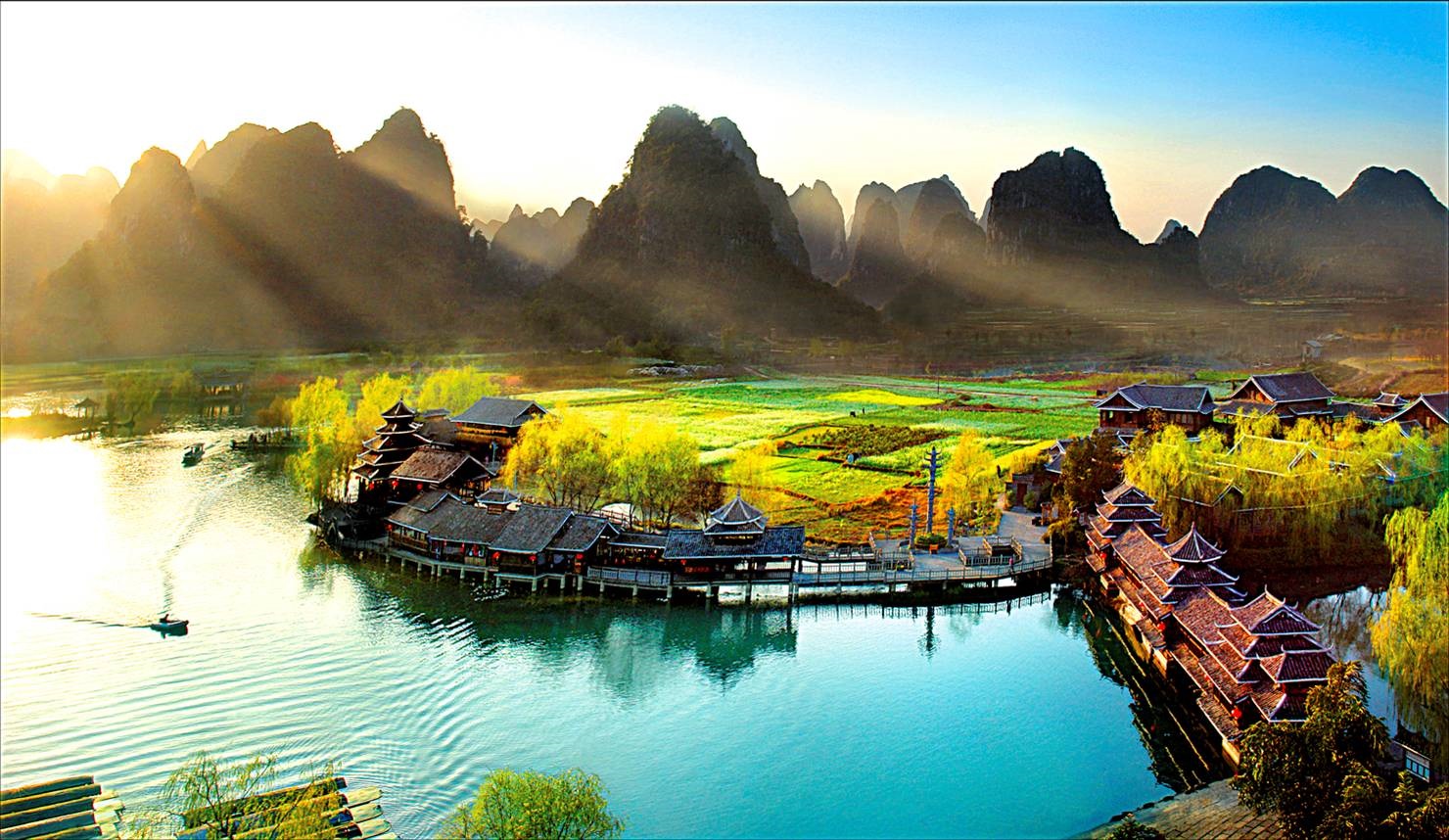 【广西超值6天游】德天跨国瀑布•通灵峡谷•巴马长寿乡•