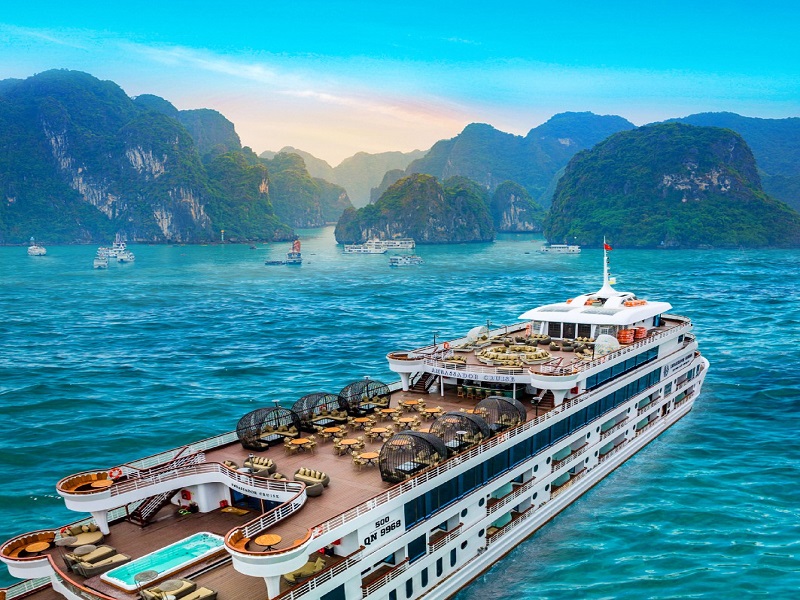<b>超豪华五星游轮霸气出海-越南下龙湾•天堂岛•首都河内 4天3晚纯玩游【奢享越南】越南境外2人-15人精品小团</b>